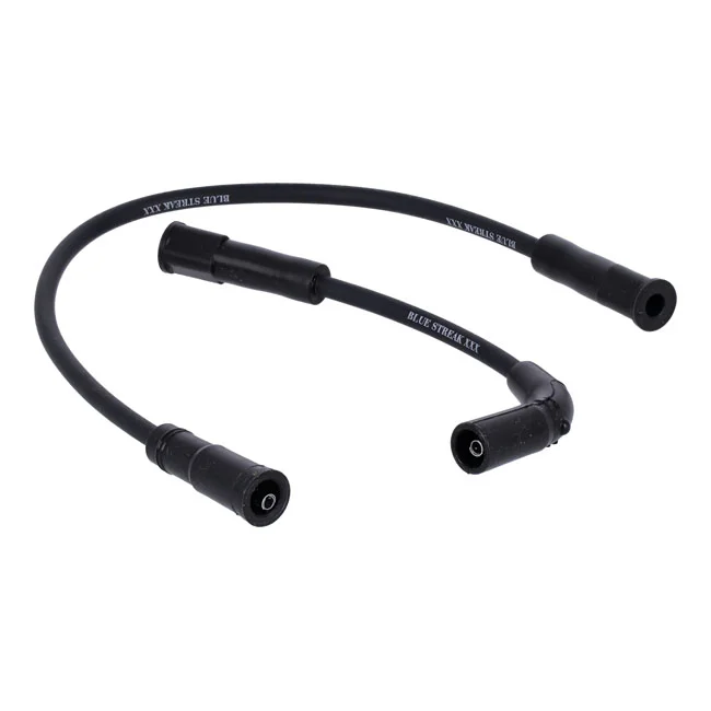 Standard Blue Streak, XXX spark plug wire set. Black, white print - 31901-08