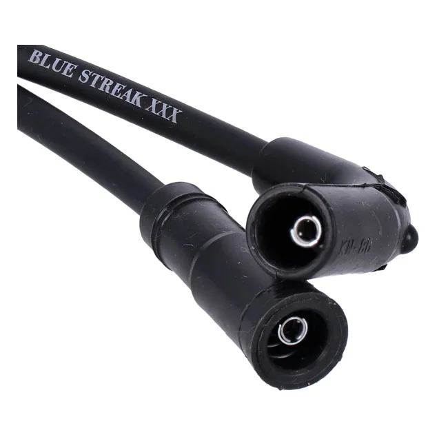 Standard Blue Streak, XXX spark plug wire set. Black, white print - 31901-08