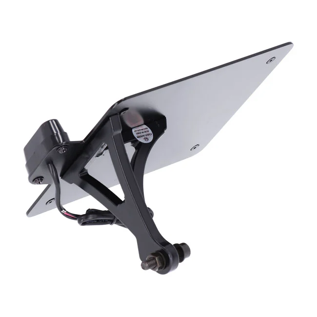 Cult-Werk Side mount license plate bracket, black. Austria