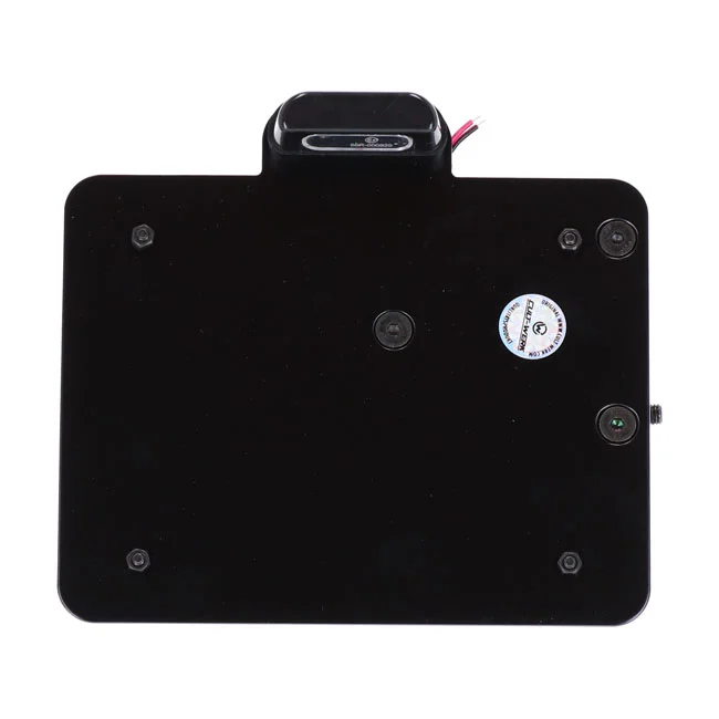 Cult-Werk Side mount license plate bracket, black. CH