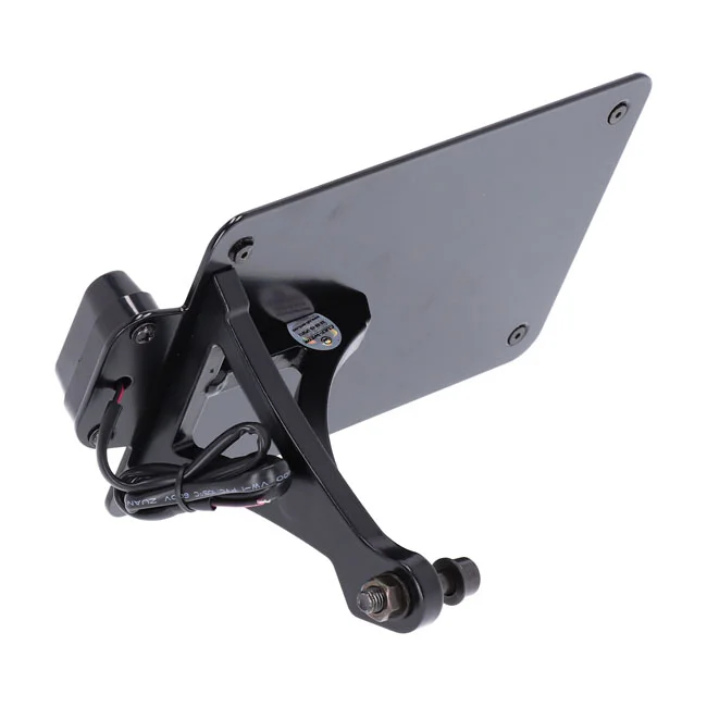 Cult-Werk Side mount license plate bracket, black. France
