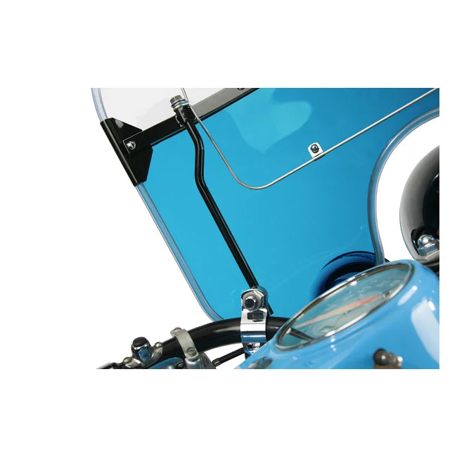 National Cycle NC, ''Vintage'' reproduction beaded windshield. Blue lower