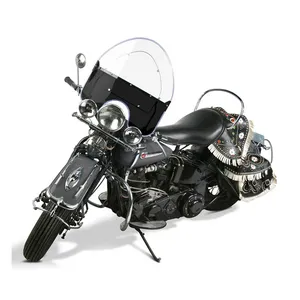 National Cycle NC, ''Vintage'' reproduction beaded windshield. Black lower