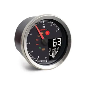 Koso KOSO, HD-01-04 95mm speedometer / tachometer. Silver