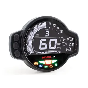 Koso KOSO, MS-01 multifunctional Speedo/tachometer. Black