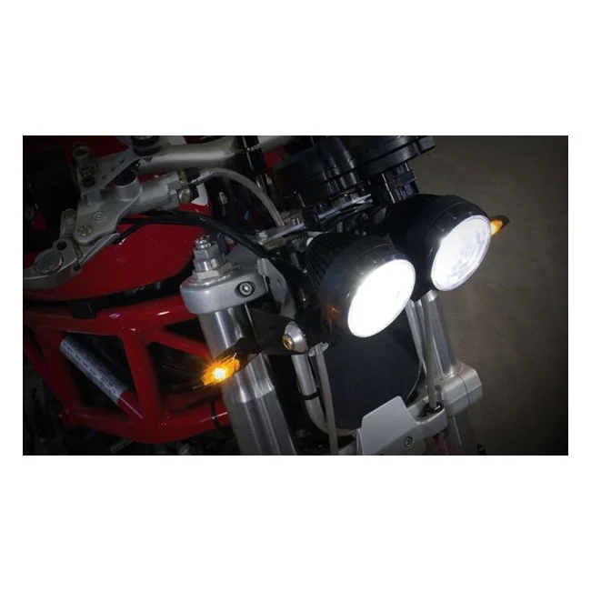 Koso Hawkeye 79mm LED headlamp. High beam