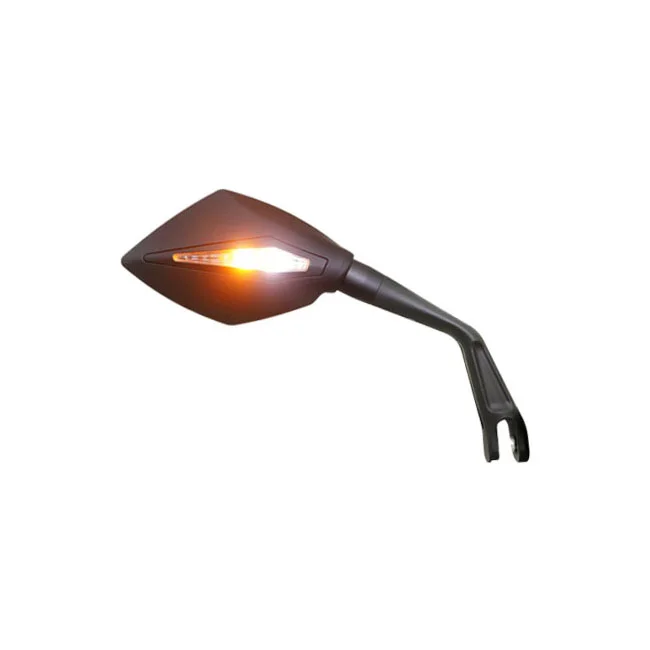 Koso Blade style mirror. With turn signal & position light