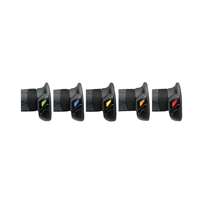 Koso HG13 heated grips. 130mm grip length. Black