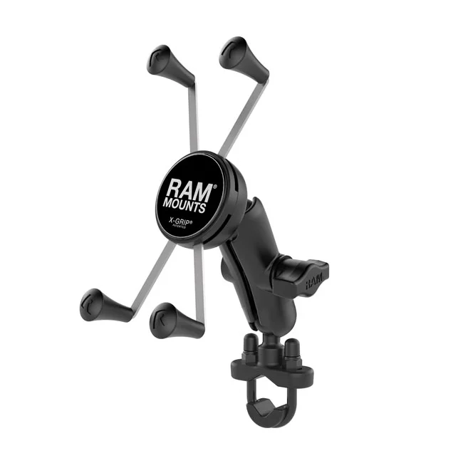 RAM Mounts Mounts, X-Grip Phone mount w/U-Bolt base. Large phones