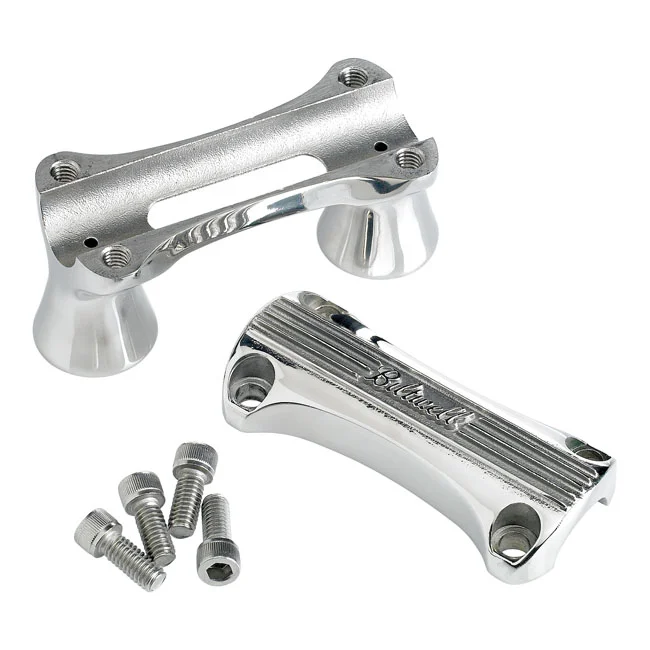 Biltwell Thunder risers. 1.75" rise. Polished