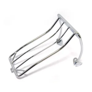 MCS Luggage rack, for bobbed rear fender. Chrome