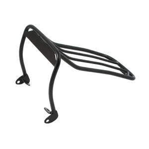 MCS Luggage rack, for bobbed rear fender. Black