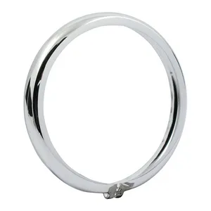 MCS Bates style headlamp trim ring. 4-1/2". Chrome