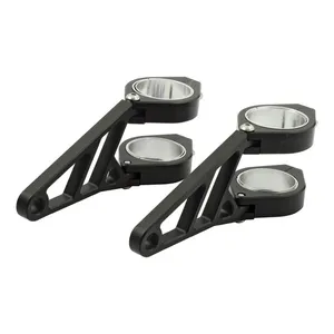 MCS Fingers, adj. headlamp bracket assembly 42-43mm. Black