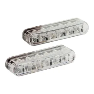 MCS Shorty LED turn signals. Clear lens