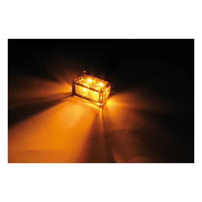 MCS Cube-V mini turn signals 2 LEDs. Smoke lens - 943468
