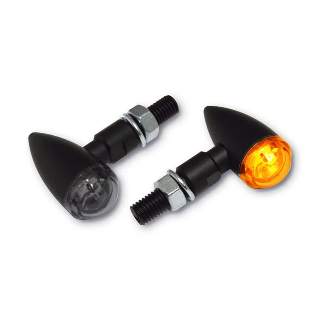 MCS PB2 LED turn signals black, smoke lens - 943500
