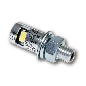 MCS Burdett, LED license plate mount bolt. Chrome