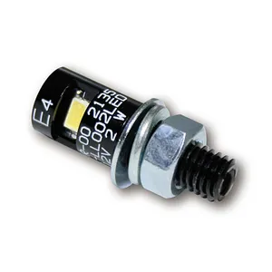 MCS Burdett, LED license plate mount bolt. Black