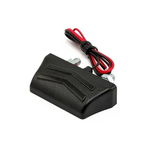 MCS LED license plate light stratton, black. ECE appr.