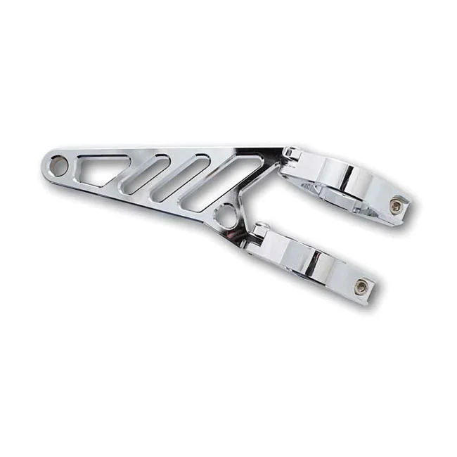 MCS Fingers, adj. headlamp bracket assembly long 38-41mm. Chrome - 943559