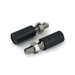 MCS Turn signal extensions, 27mm. M8 threaded. Black