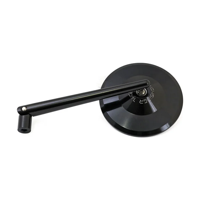 MCS Montana round mirror. Black, l&r - 943869