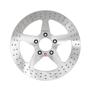 Braking Braking solid drilled brake rotor 11.5", front left.
