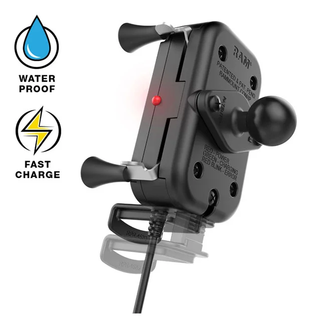 RAM Mounts Mounts, Tough-Charge™ X-Grip® wireless charging holder