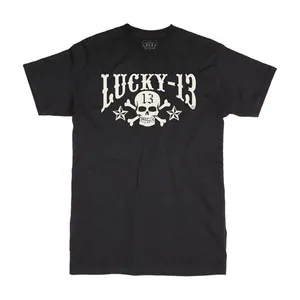 Lucky 13 Lucky 13 Skull Stars t-shirt black