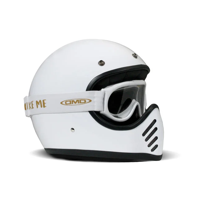 DMD Ghost white clear goggles