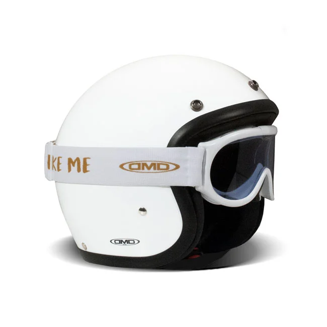 DMD Ghost white clear goggles