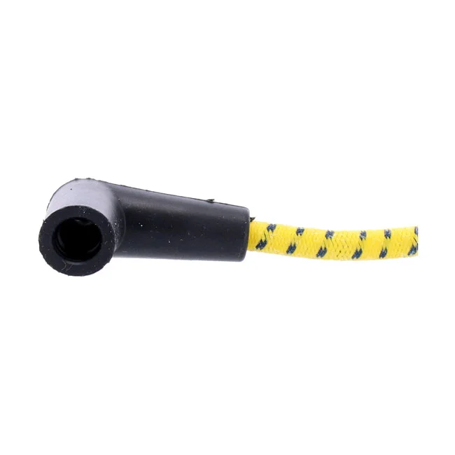 MCS Universal 40" spark plug wire set. Cotton cloth yellow/black - 946502