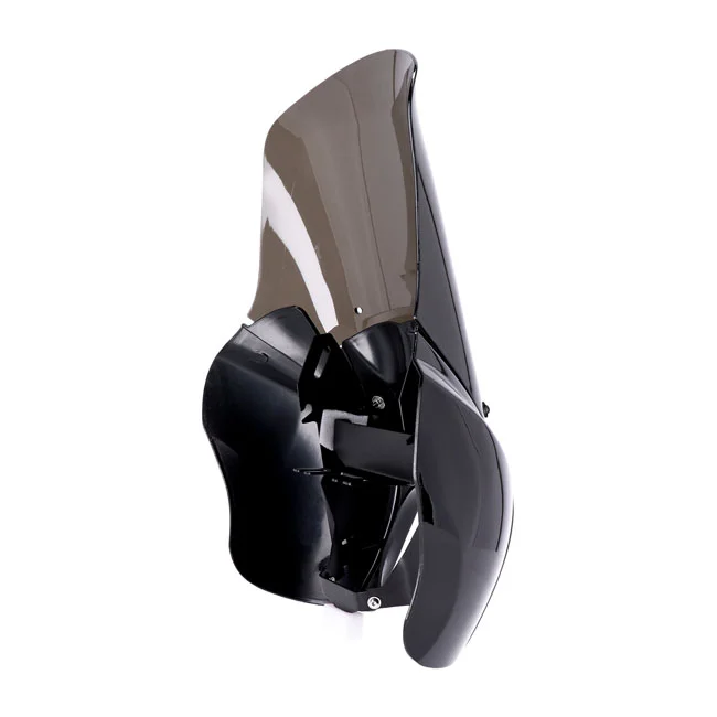 MCS Headlamp fairing. Gloss black. Tinted windshield - 947445
