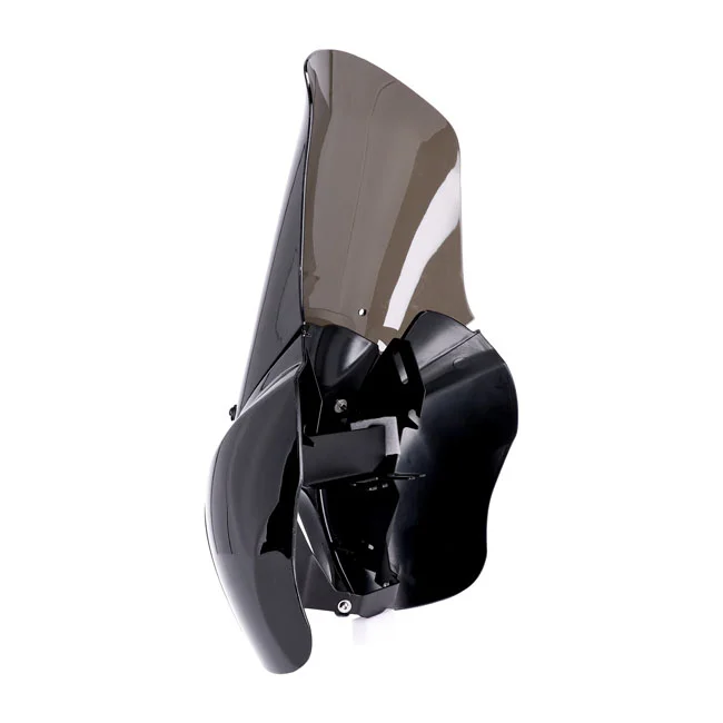 MCS Headlamp fairing. Gloss black. Tinted windshield - 947445