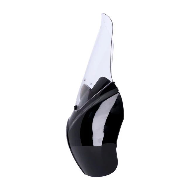 MCS Headlamp fairing. Gloss black. Clear windshield - 947446