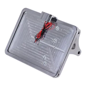 CPV CPV, ''slide-in'' license plate bracket. Side mount, polished