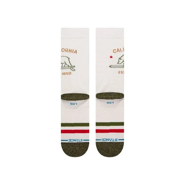 Stance California Republic socks off white