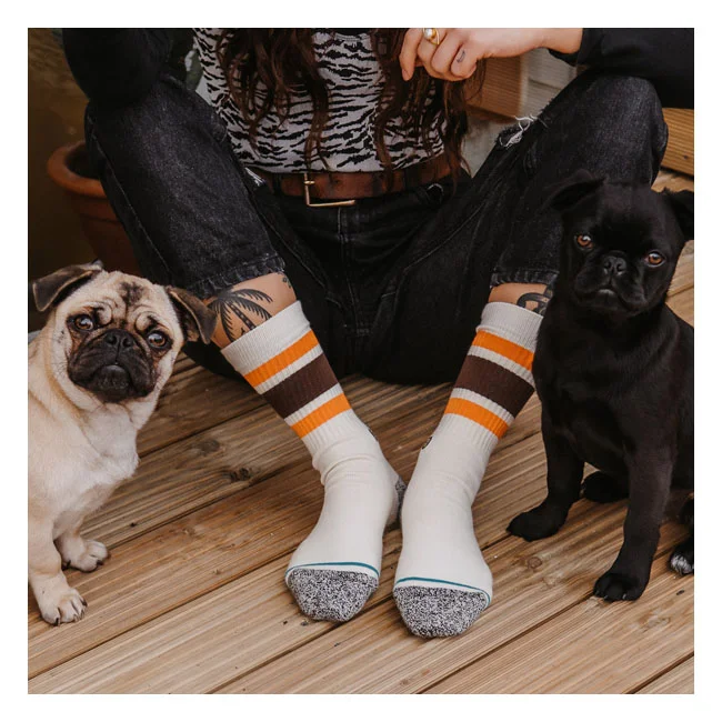 Stance Boyd Crew socks off white