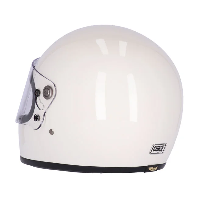 Roeg Chase helmet vintage white