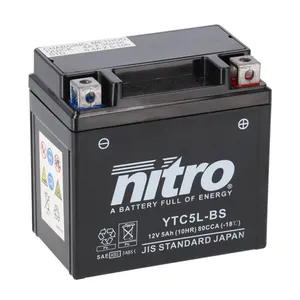 Nitro Nitro sealed AGM gel battery NT5L SLA