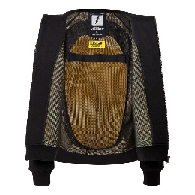 John Doe Doe XTM zip hoodie 2 black