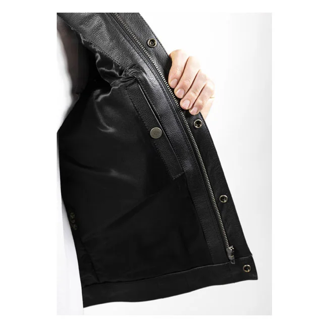 John Doe Doe MC Outlaw leather vest black