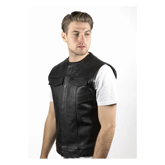 John Doe Doe MC Outlaw leather vest black