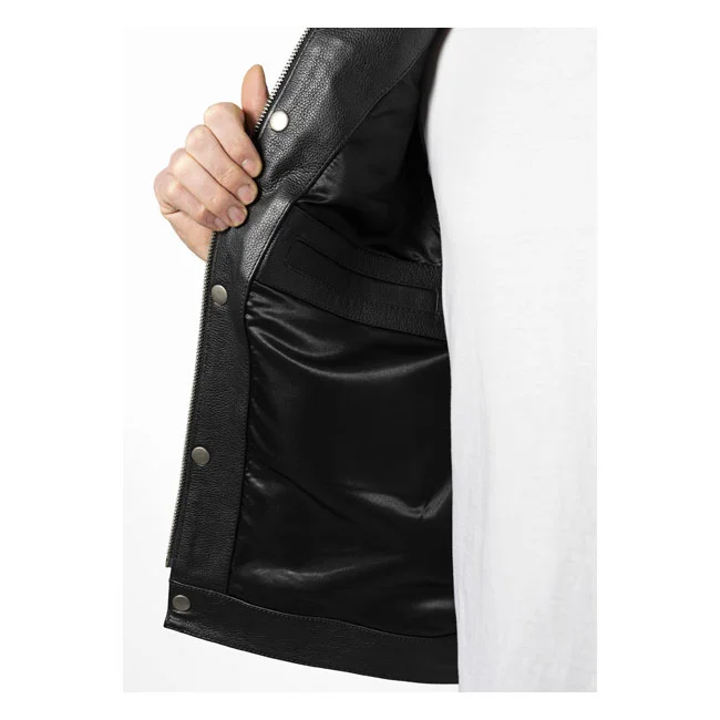 John Doe Doe MC Outlaw leather vest black