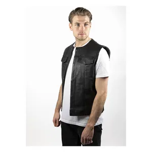 John Doe John Doe MC Outlaw leather vest black