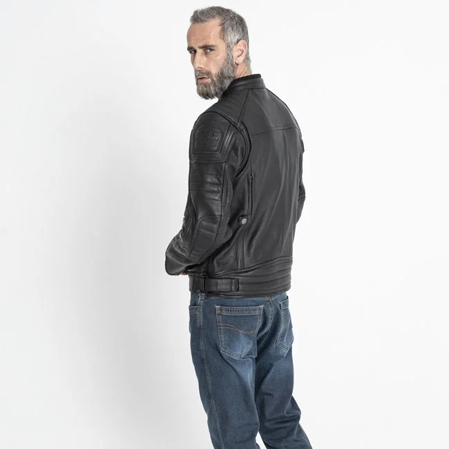John Doe Doe Technical Leather jacket with XTM black