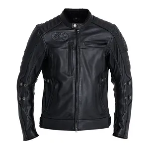 John Doe John Doe Technical Leather jacket with XTM black