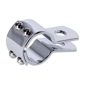 MCS 3-piece clamp 1-1/4". Chrome steel