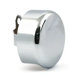 MCS Horn cover, smooth round. Chrome